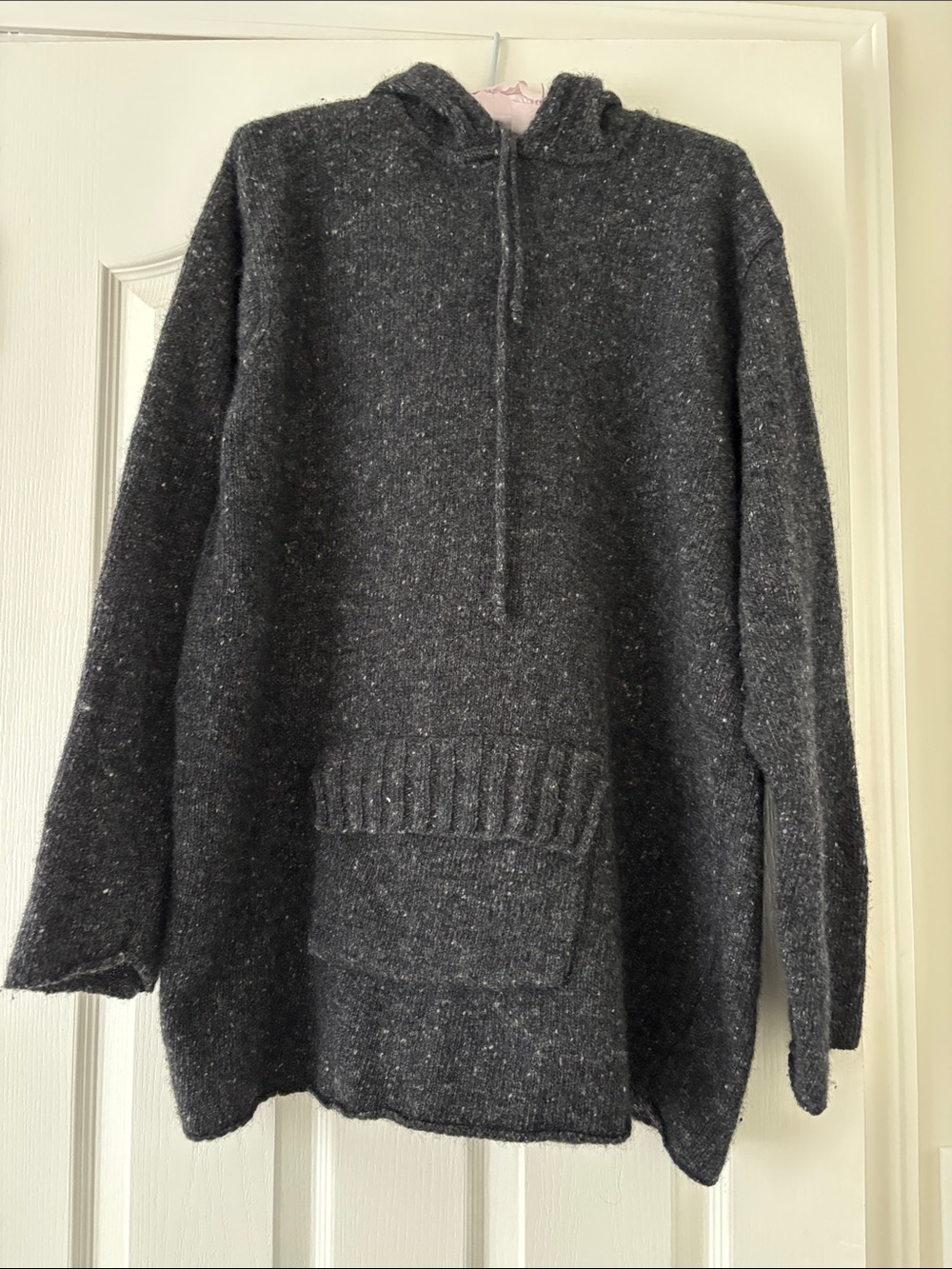 Dolce Emozione Italian Unisex Grey Hooded Pullover Sweater